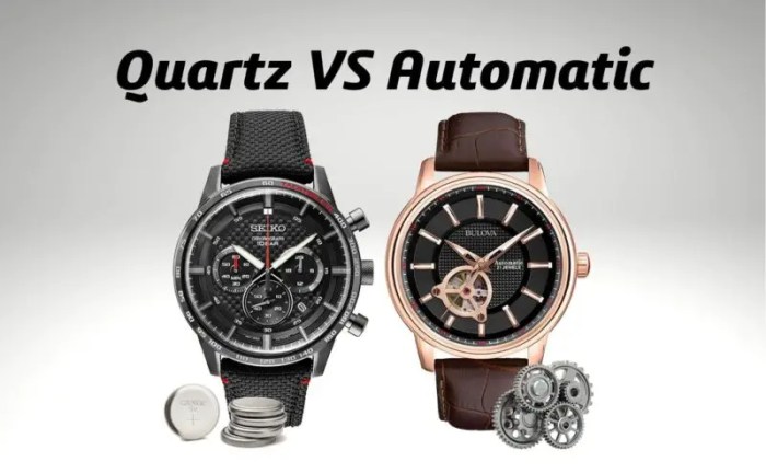 Quartz or automatic watch